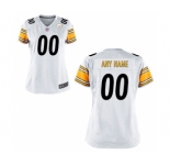 Women Nike Nfl Jerseys Pittsburgh Steelers Customized White Jersey