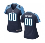 Women Nike Nfl Jerseys Tennessee Titans Customized Blue Jersey