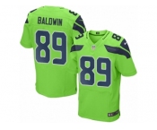Men Nike Seattle Seahawks #89 Doug Baldwin Elite Green Rush NFL Jerseys