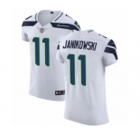 Men's Nike Seattle Seahawks #11 Sebastian Janikowski White Vapor Untouchable Elite Player NFL Jersey