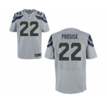 Men's Nike Seattle Seahawks #22 C.J. Prosise Elite Grey Alternate NFL Jersey