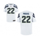 Men's Nike Seattle Seahawks #22 C.J. Prosise Elite White NFL Jersey