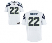 Men's Nike Seattle Seahawks #22 C.J. Prosise Elite White NFL Jersey