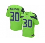 Men's Nike Seattle Seahawks #30 Bradley McDougald Elite Green Rush NFL Jersey