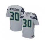 Men's Nike Seattle Seahawks #30 Bradley McDougald Elite Grey Alternate NFL Jersey