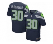 Men's Nike Seattle Seahawks #30 Bradley McDougald Elite Steel Blue Team Color NFL Jersey