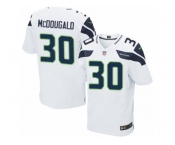 Men's Nike Seattle Seahawks #30 Bradley McDougald Elite White NFL Jersey