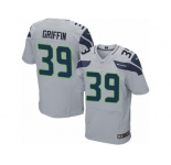 Men's Nike Seattle Seahawks #39 Shaquill Griffin Elite Grey Alternate NFL Jersey