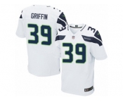 Men's Nike Seattle Seahawks #39 Shaquill Griffin Elite White NFL Jersey