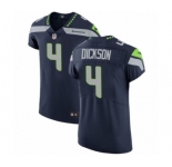 Men's Nike Seattle Seahawks #4 Michael Dickson Navy Blue Team Color Vapor Untouchable Elite Player NFL Jersey