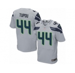 Men's Nike Seattle Seahawks #44 Tani Tupou Elite Grey Alternate NFL Jersey