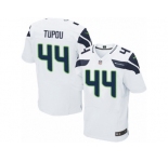 Men's Nike Seattle Seahawks #44 Tani Tupou Elite White NFL Jersey