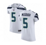 Men's Nike Seattle Seahawks #5 Alex McGough White Vapor Untouchable Elite Player NFL Jersey