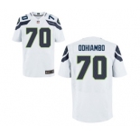 Men's Nike Seattle Seahawks #70 Rees Odhiambo Elite White NFL Jersey