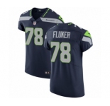 Men's Nike Seattle Seahawks #78 D.J. Fluker Navy Blue Team Color Vapor Untouchable Elite Player NFL Jersey