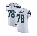 Men's Nike Seattle Seahawks #78 D.J. Fluker White Vapor Untouchable Elite Player NFL Jersey
