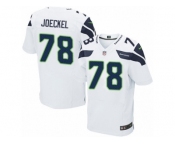 Men's Nike Seattle Seahawks #78 Luke Joeckel Elite White NFL Jersey