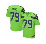 Men's Nike Seattle Seahawks #79 Ethan Pocic Elite Green Rush NFL Jersey