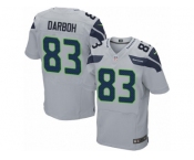 Men's Nike Seattle Seahawks #83 Amara Darboh Elite Grey Alternate NFL Jersey