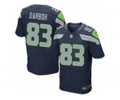 Men's Nike Seattle Seahawks #83 Amara Darboh Elite Steel Blue Team Color NFL Jersey