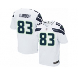 Men's Nike Seattle Seahawks #83 Amara Darboh Elite White NFL Jersey