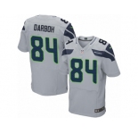 Men's Nike Seattle Seahawks #84 Amara Darboh Elite Grey Alternate NFL Jersey
