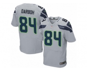 Men's Nike Seattle Seahawks #84 Amara Darboh Elite Grey Alternate NFL Jersey