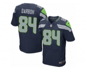 Men's Nike Seattle Seahawks #84 Amara Darboh Elite Steel Blue Team Color NFL Jersey