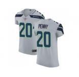 Nike Seattle Seahawks #20 Rashaad Penny Grey Alternate Men Stitched NFL Vapor Untouchable Elite Jersey