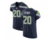 Nike Seattle Seahawks #20 Rashaad Penny Steel Blue Team Color Men Stitched NFL Vapor Untouchable Elite Jersey