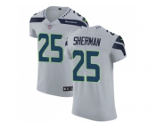Nike Seattle Seahawks #25 Richard Sherman Grey Alternate Men Stitched NFL Vapor Untouchable Elite Jersey