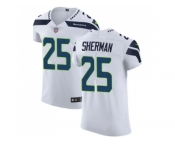 Nike Seattle Seahawks #25 Richard Sherman White Men Stitched NFL Vapor Untouchable Elite Jersey