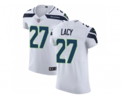 Nike Seattle Seahawks #27 Eddie Lacy White Men Stitched NFL Vapor Untouchable Elite Jersey
