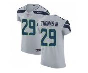 Nike Seattle Seahawks #29 Earl Thomas III Grey Alternate Men Stitched NFL Vapor Untouchable Elite Jersey