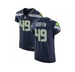 Nike Seattle Seahawks #49 Shaquem Griffin Steel Blue Team Color Men Stitched NFL Vapor Untouchable Elite Jersey