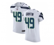 Nike Seattle Seahawks #49 Shaquem Griffin White Men Stitched NFL Vapor Untouchable Elite Jersey
