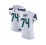 Nike Seattle Seahawks #74 George Fant White Men Stitched NFL Vapor Untouchable Elite Jersey