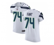 Nike Seattle Seahawks #74 George Fant White Men Stitched NFL Vapor Untouchable Elite Jersey