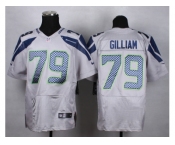 Nike Seattle Seahawks #79 gilliam grey jerseys[Elite]