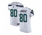 Nike Seattle Seahawks #80 Steve Largent White Men Stitched NFL Vapor Untouchable Elite Jersey