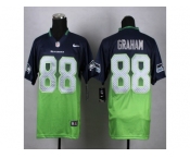 nike jerseys seattle seahawks #88 jimmy graham blue-green [Elite drift fashion][second version]