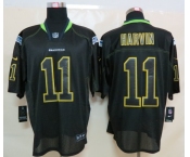 nike nfl jerseys seattle seahawks #11 harvin black[Elite lights out]