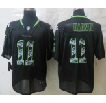 nike nfl jerseys seattle seahawks #11 harvin black[Elite united sideline]