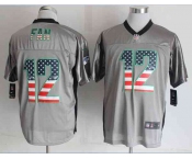 nike nfl jerseys seattle seahawks #12 fan grey[Elite USA Flag Fashion shadow]