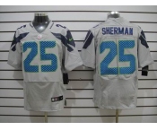nike nfl jerseys seattle seahawks #25 sherman grey[Elite]