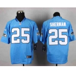 nike nfl jerseys seattle seahawks #25 sherman lt.blue[Elite]