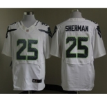 nike nfl jerseys seattle seahawks #25 sherman white[Elite]