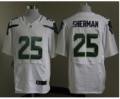 nike nfl jerseys seattle seahawks #25 sherman white[Elite]