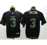 nike nfl jerseys seattle seahawks #3 wilson Black[Elite Camo Fashion]