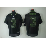 nike nfl jerseys seattle seahawks #3 wilson black[Elite lights out]